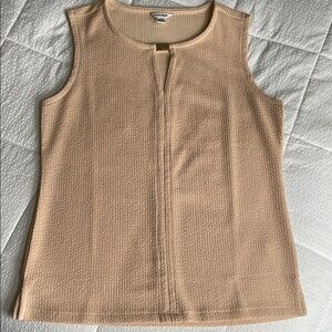 Calvin Klein peach knit tank top XS